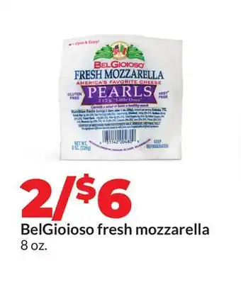 Hy-Vee BelGioioso fresh mozzarella offer