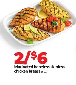Hy-Vee Marinated boneless skinless chicken breast offer