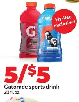 Hy-Vee Gatorade sports drink offer