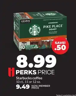 Hy-Vee Starbucks coffee offer