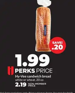 Hy-Vee Hy-Vee sandwich bread offer