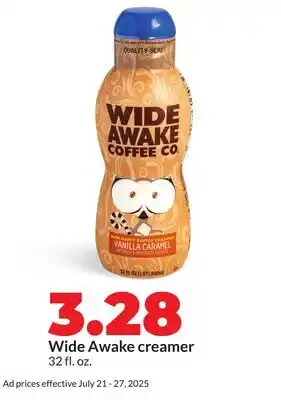 Hy-Vee Wide Awake creamer offer