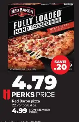 Hy-Vee Red Baron pizza offer