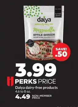 Hy-Vee Daiya dairy-free products offer