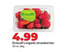 Hy-Vee Driscoll's organic strawberries offer