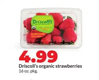 Hy-Vee Driscoll's organic strawberries offer