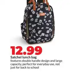 Hy-Vee Satchel lunch bag offer