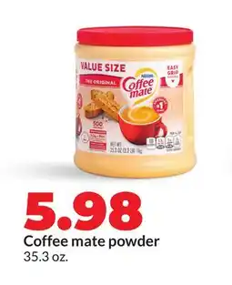 Hy-Vee Coffee mate powder offer