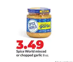 Hy-Vee Spice World minced or chopped garlic offer