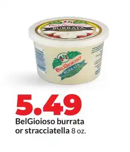 Hy-Vee BelGioioso burrata or stracciatella offer