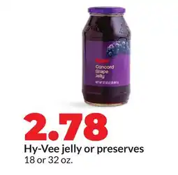 Hy-Vee Hy-Vee jelly or preserves offer