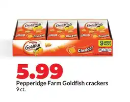 Hy-Vee Pepperidge Farm Goldfish crackers offer