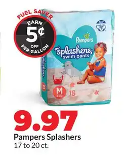 Hy-Vee Pampers Splashers offer