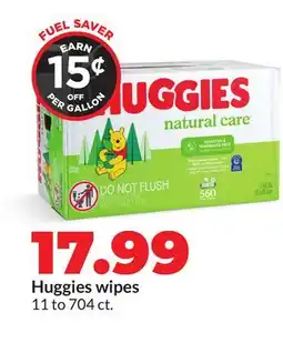 Hy-Vee Huggies wipes offer