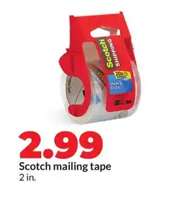 Hy-Vee Scotch mailing tape offer