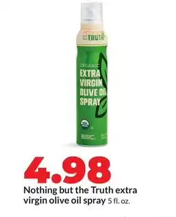 Hy-Vee Nothing but the Truth extra virgin olive oil spray offer