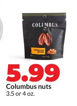 Hy-Vee Columbus nuts offer