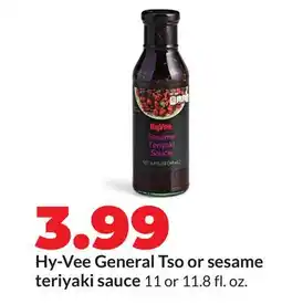 Hy-Vee Hy-Vee General Tso or sesame teriyaki sauce offer