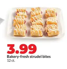 Hy-Vee Bakery-fresh strudel bites offer