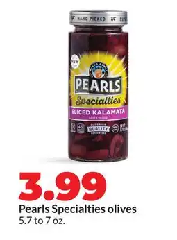 Hy-Vee Pearls Specialties olives offer