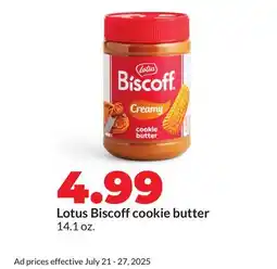 Hy-Vee Lotus Biscoff cookie butter offer