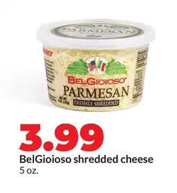 Hy-Vee BelGioioso shredded cheese offer