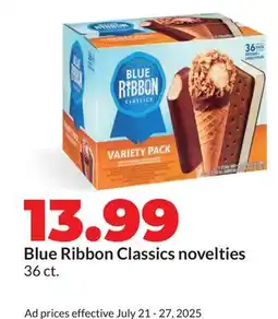 Hy-Vee Blue Ribbon Classics novelties offer