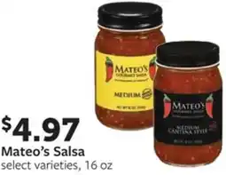 Fareway Mateo's Salsa offer