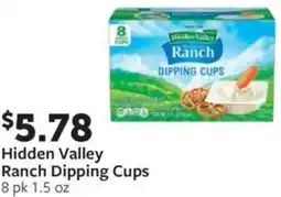 Fareway Hidden Valley Ranch Dipping Cups offer