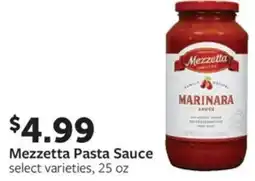 Fareway Mezzetta Pasta Sauce offer