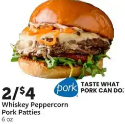 Fareway Whiskey Peppercorn Pork Patties offer