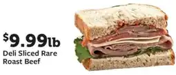 Fareway Deli Sliced Rare Roast Beef offer