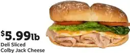 Fareway Deli Sliced Colby Jack Cheese offer