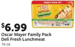 Fareway Oscar Mayer Family Pack Deli Fresh Lunchmeat offer