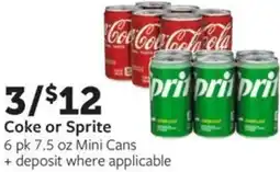 Fareway Coke or Sprite offer