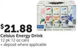 Fareway Celsius Energy Drink offer