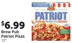 Fareway Brew Pub Patriot Pizza offer
