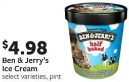 Fareway Ben & Jerry's Ice Cream offer