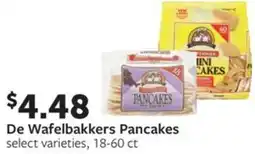 Fareway De Wafelbakkers Pancakes offer