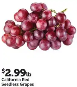 Fareway California Red Seedless Grapes offer