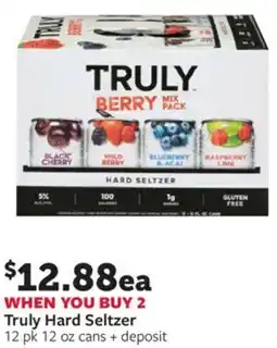 Fareway Truly Hard Seltzer offer