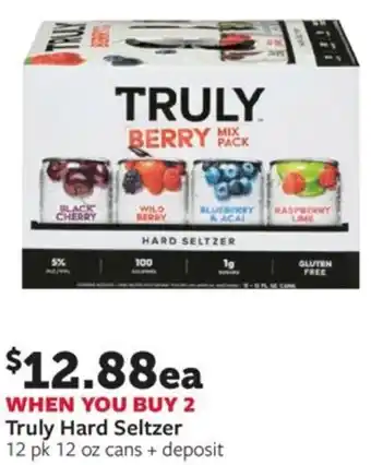 Fareway Truly Hard Seltzer offer