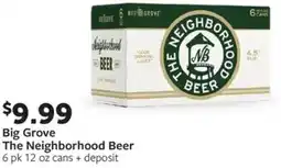 Fareway Big Grove The Neighborhood Beer offer