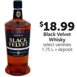 Fareway Black Velvet Whisky offer