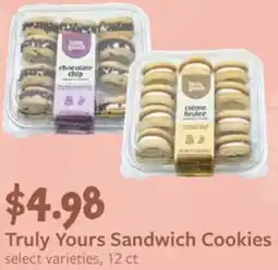 Fareway Truly Yours Sandwich Cookies offer