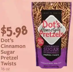 Fareway Dot's Cinnamon Sugar Pretzel Twists offer