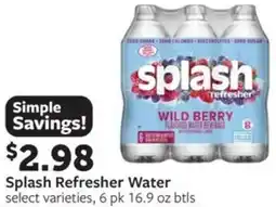 Fareway Splash Refresher Water offer