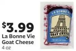 Fareway La Bonne Vie Goat Cheese offer
