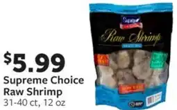 Fareway Supreme Choice Raw Shrimp offer
