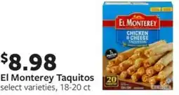 Fareway El Monterey Taquitos offer